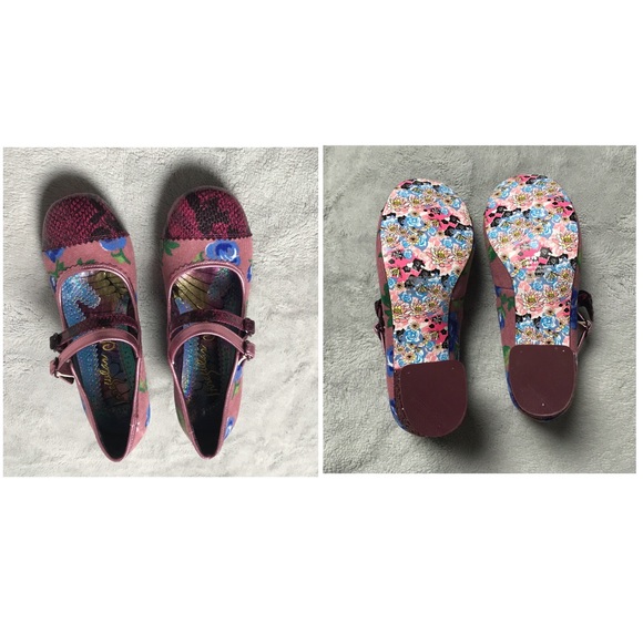 NWT Irregular Choice All Mixed Up Glitter Heels - Picture 2 of 8